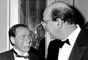 Berlusconi y Craxi