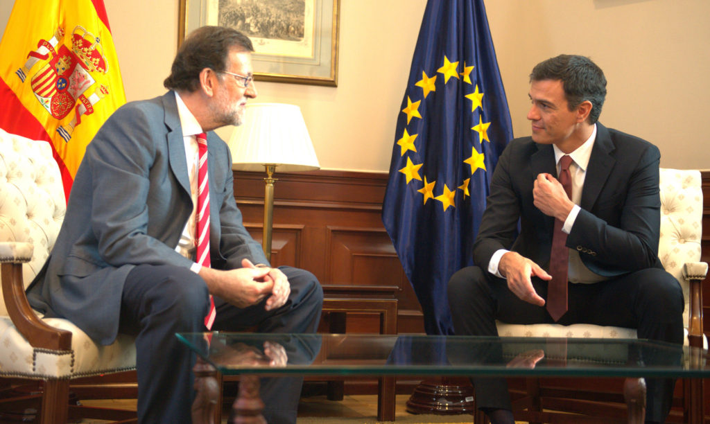 Rajoy ofreció a Sánchez el voto favorable del PP si optaba a la investidura
